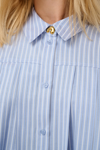 Culture Manga Shirt Blue / White Stripe