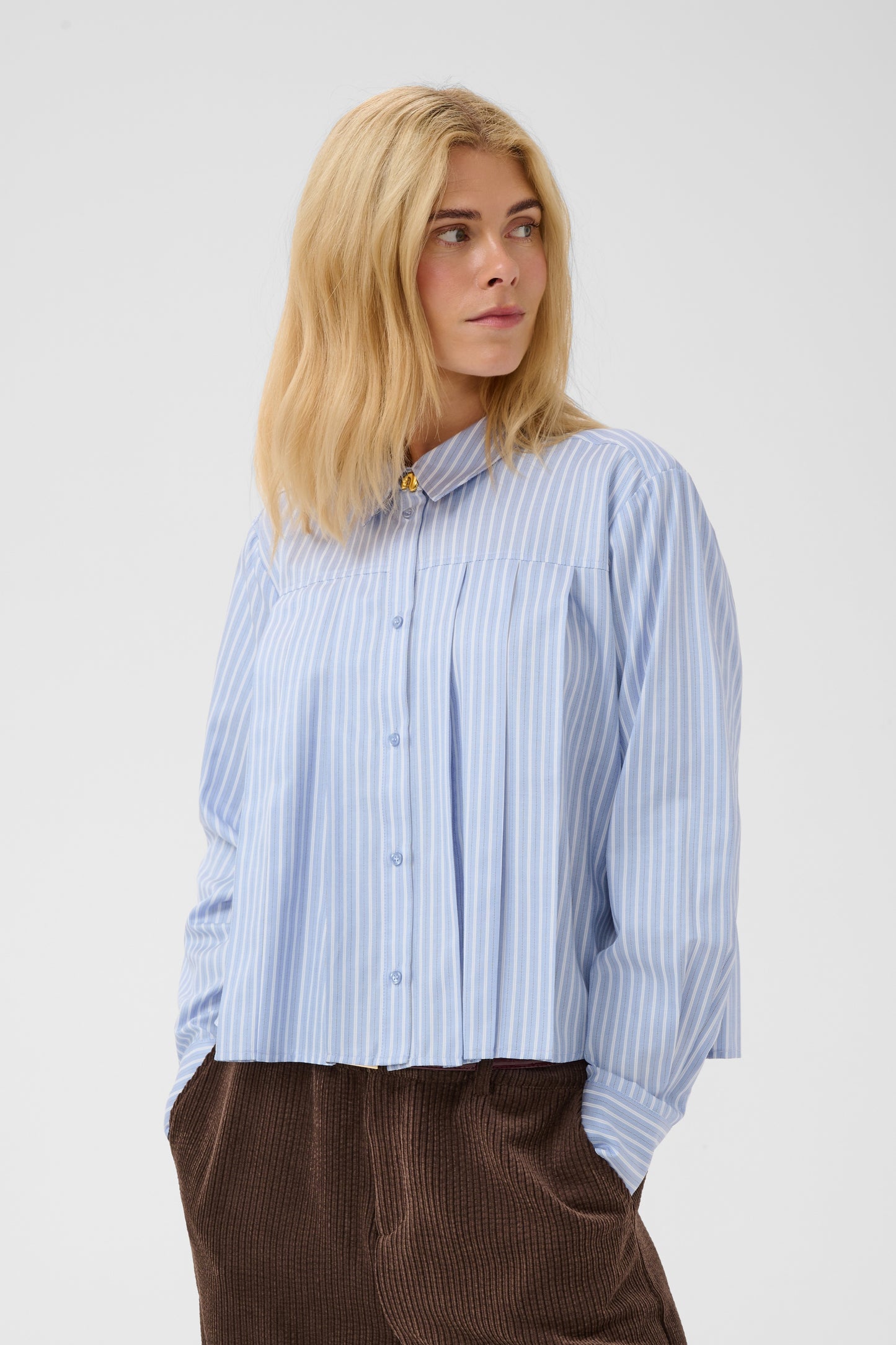 Culture Manga Shirt Blue / White Stripe