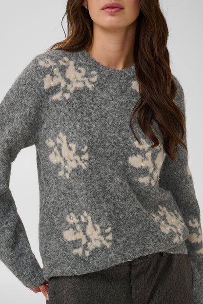 Culture Lasso Pullover Grey Melange