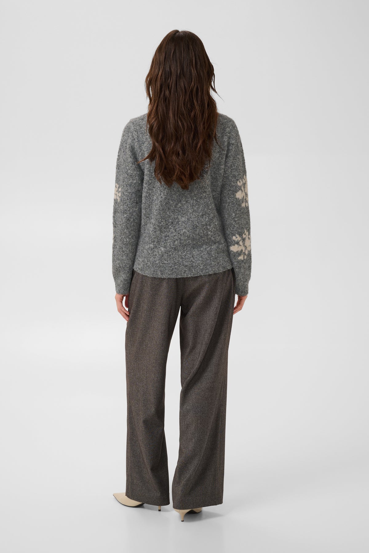 Culture Lasso Pullover Grey Melange
