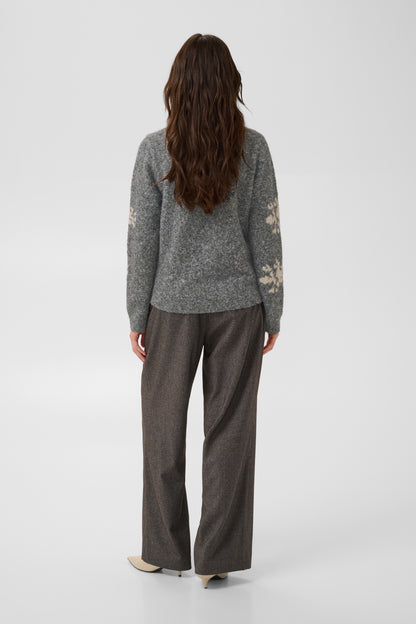 Culture Lasso Pullover Grey Melange