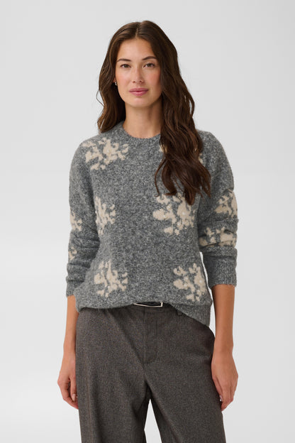 Culture Lasso Pullover Grey Melange