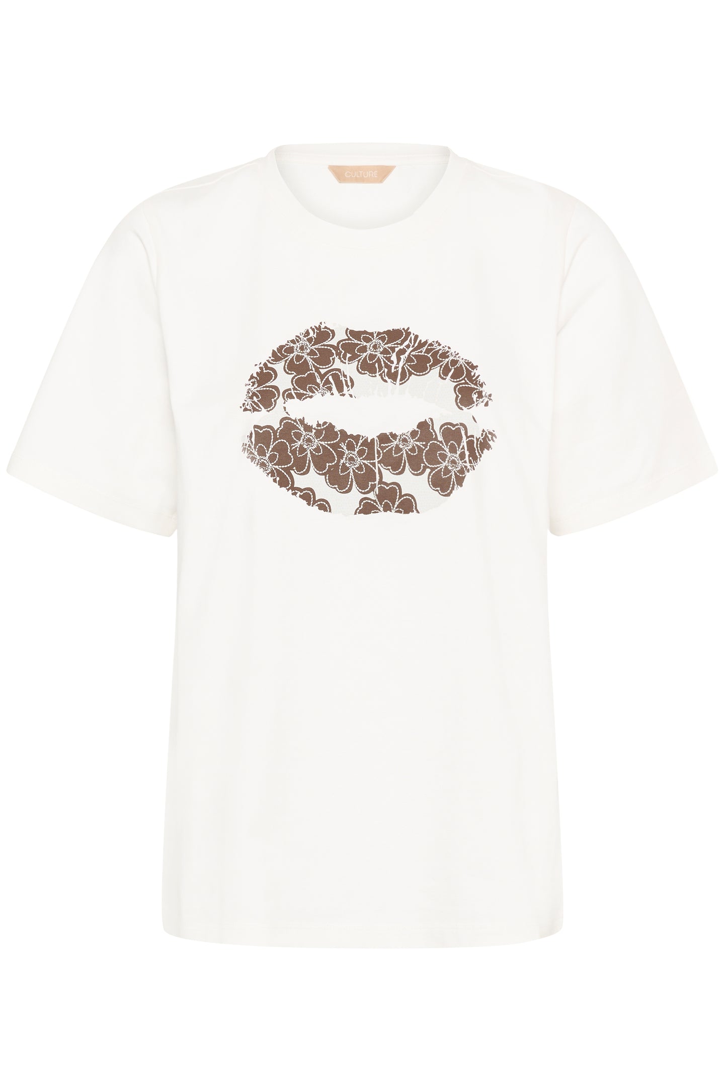 Culture Cimo Gith T-Shirt Top Spring Gardenia