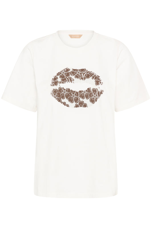 Culture Cimo Gith T-Shirt Top Spring Gardenia