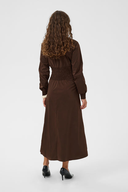 Culture Ajda Antoinett Dress Coffee Bean