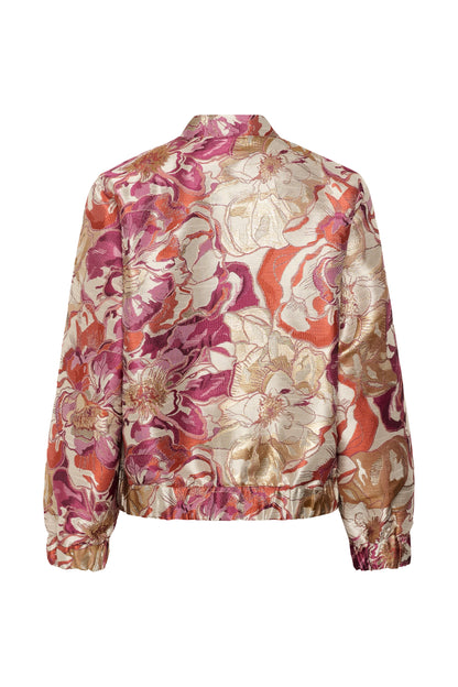 Culture Tajana Bomber Jacket Orange Flower