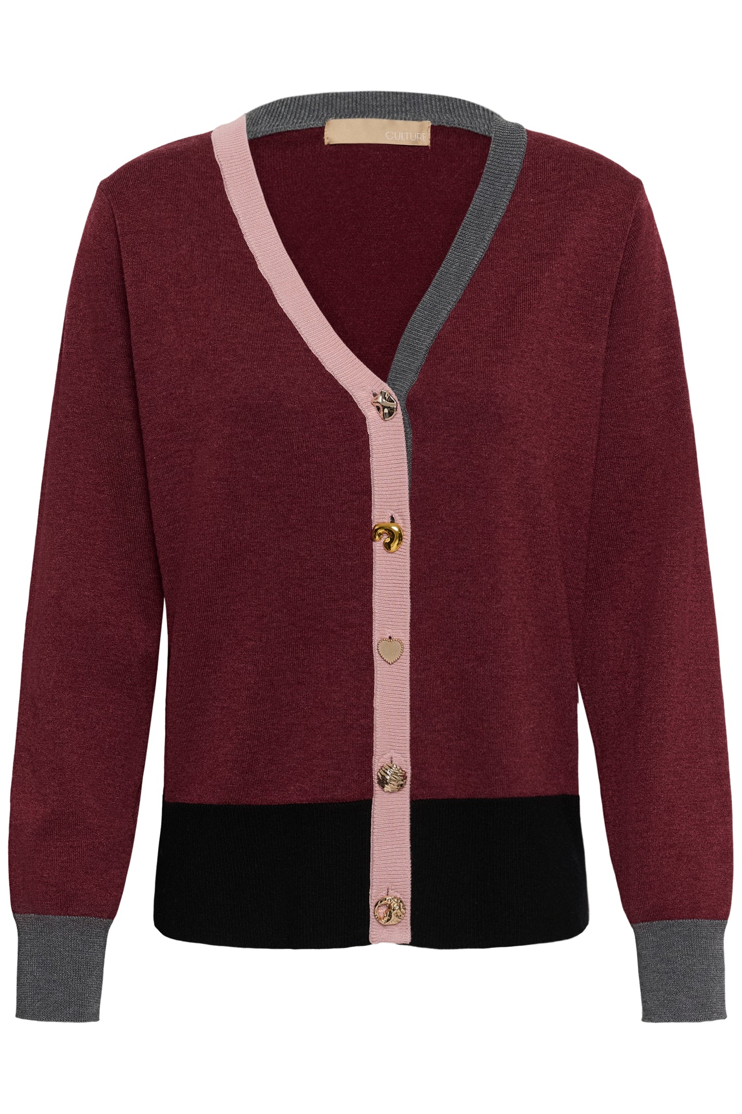 Culture Clare Annemarie Cardigan Pullover Chocolate Truffle