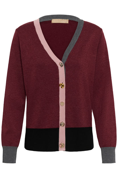 Culture Clare Annemarie Cardigan Pullover Chocolate Truffle