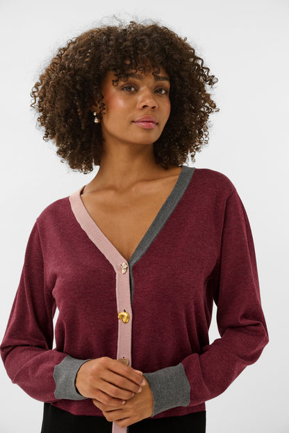 Culture Clare Annemarie Cardigan Pullover Chocolate Truffle