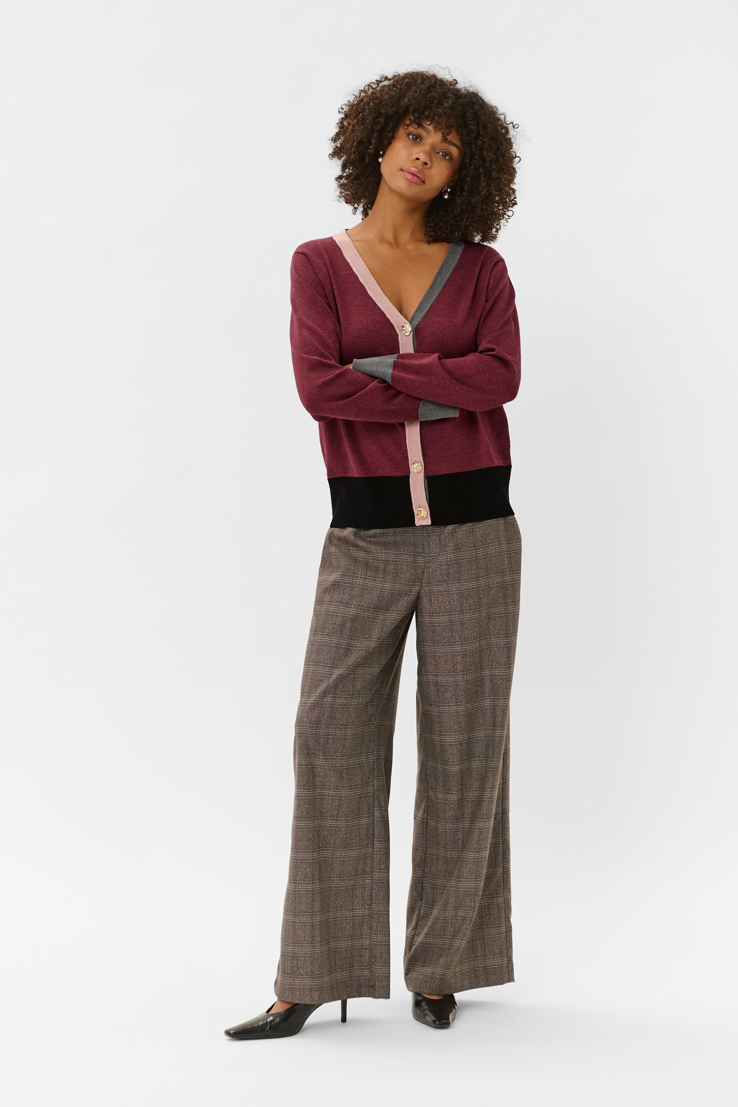Culture Clare Annemarie Cardigan Pullover Chocolate Truffle
