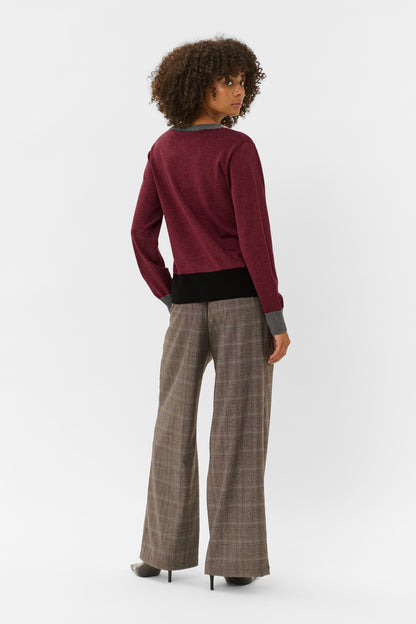 Culture Clare Annemarie Cardigan Pullover Chocolate Truffle
