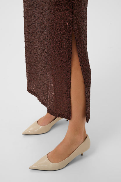 Culture Nynna Skirt Coffee Bean
