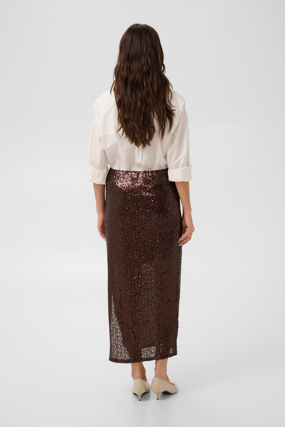 Culture Nynna Skirt Coffee Bean