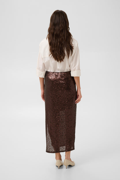 Culture Nynna Skirt Coffee Bean