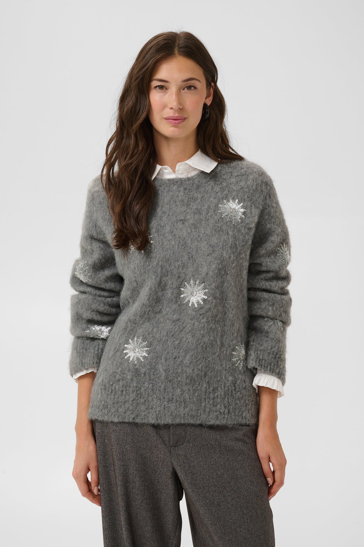 Culture Cica Pullover Mid Grey