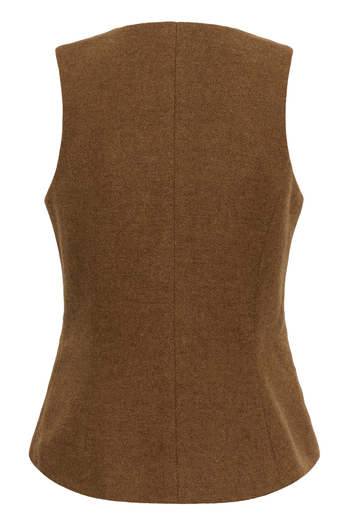 Culture Janola Waistcoat Toffee Melange