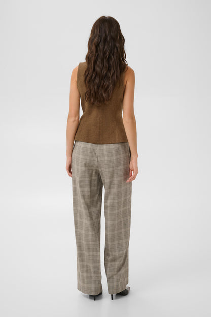 Culture Janola Waistcoat Toffee Melange