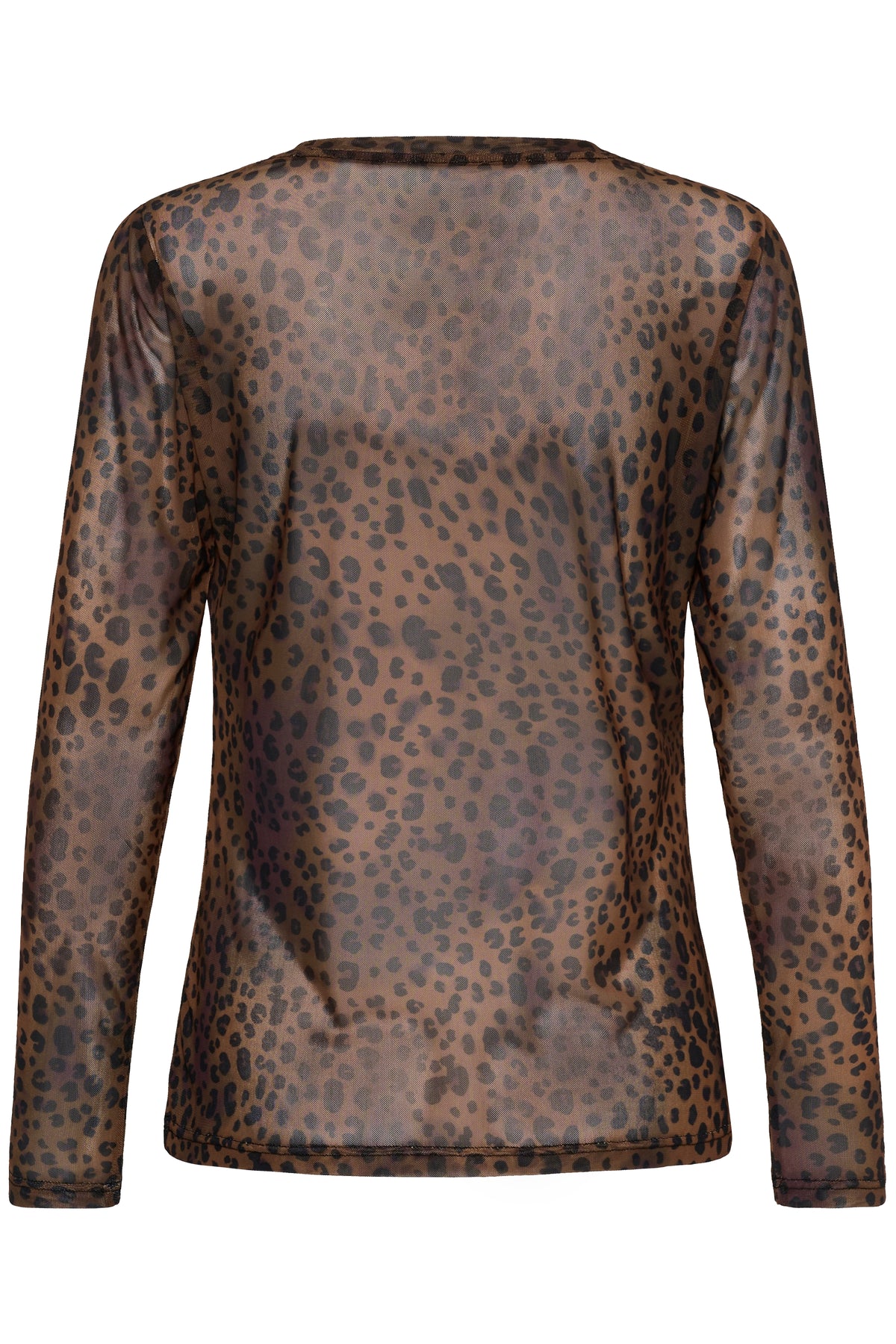 Culture Ashley Blouse Brown Leopard
