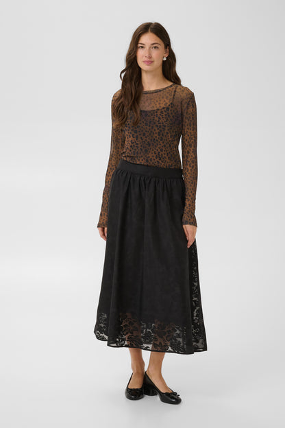 Culture Ashley Blouse Brown Leopard