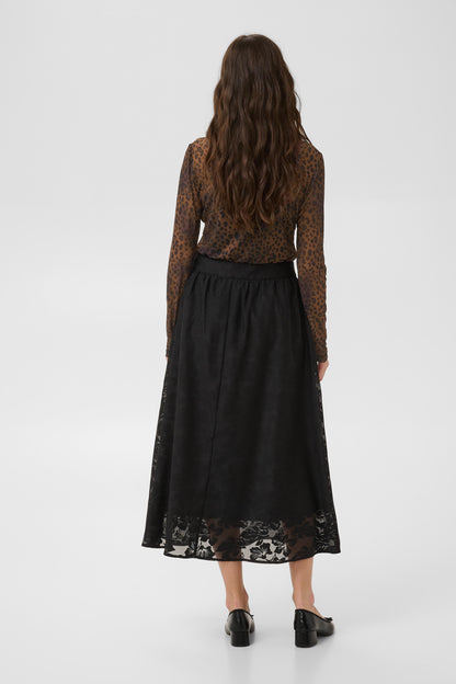 Culture Ashley Blouse Brown Leopard