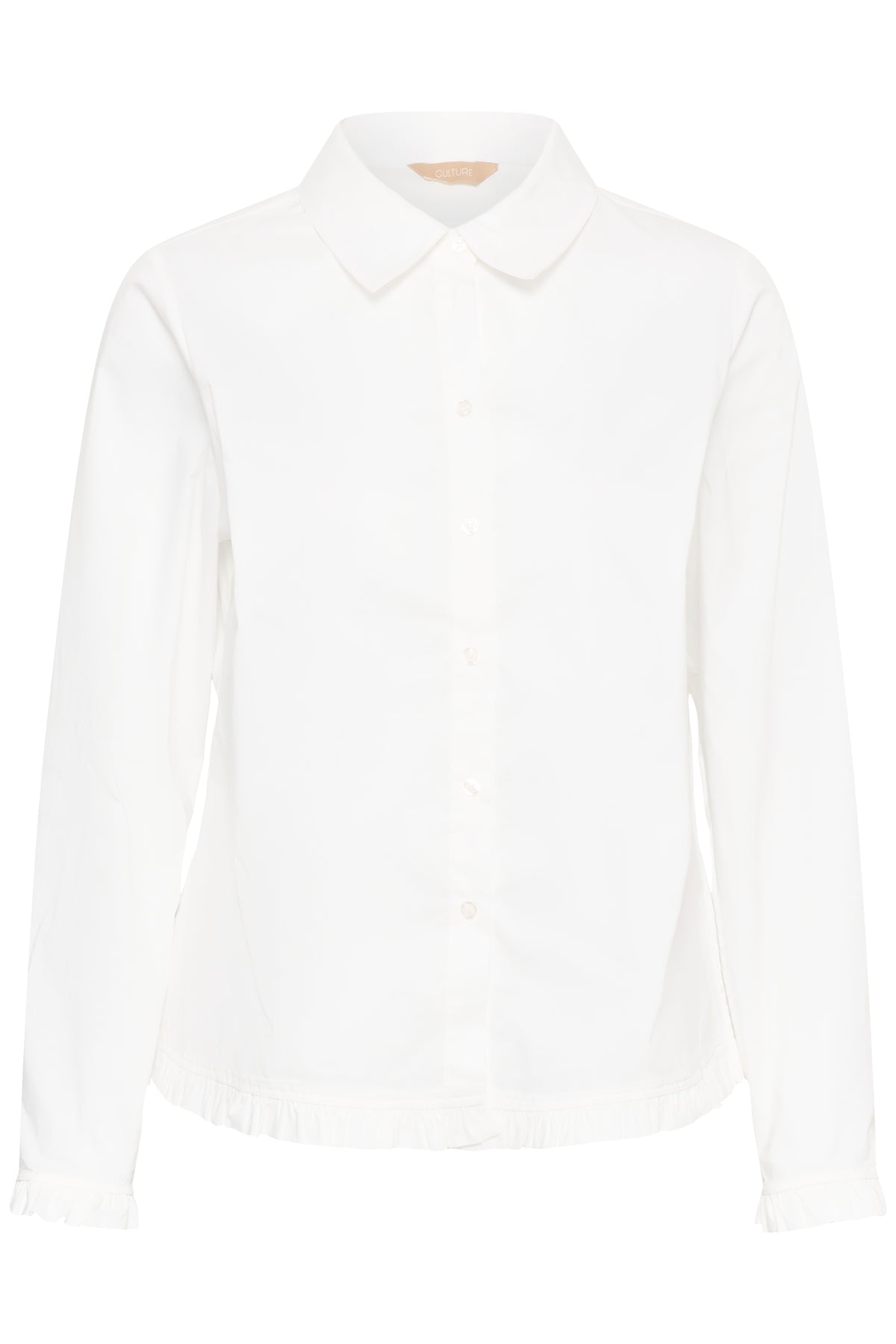 Culture Margi Antoinett Frill Shirt Gardenia