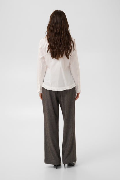 Culture Margi Antoinett Frill Shirt Gardenia
