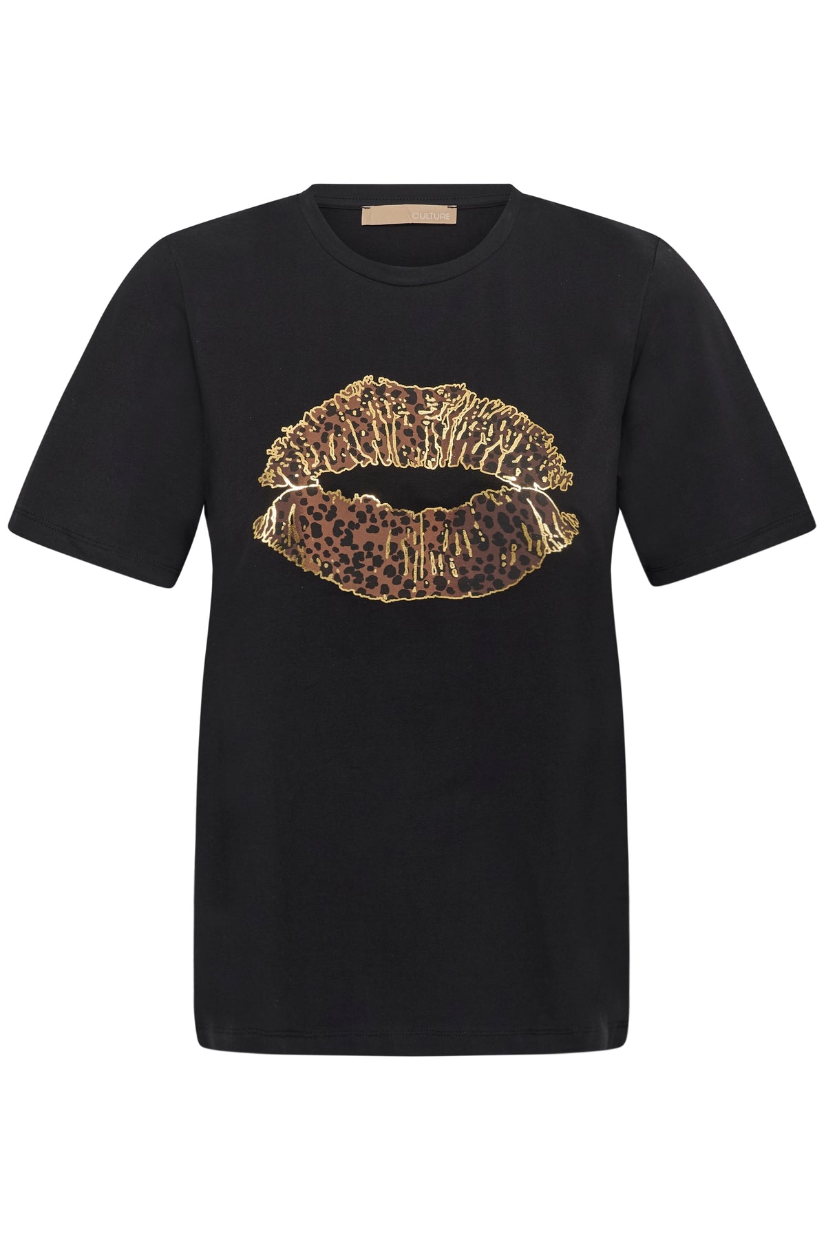Culture Cumusa Gith T-shirt Black Leop