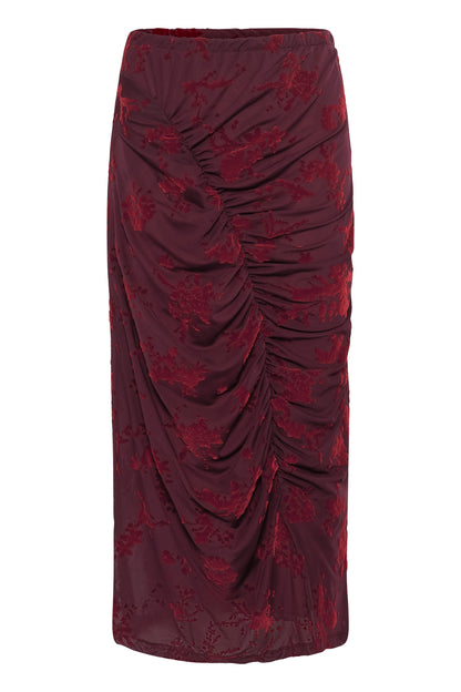 Culture Aliba Skirt Red Flock