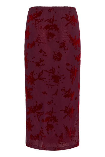 Culture Aliba Skirt Red Flock