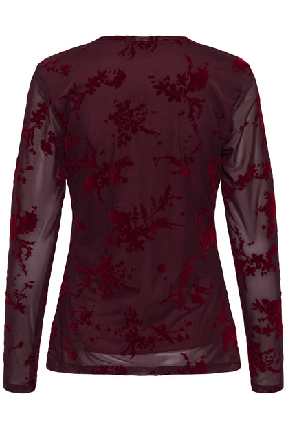 Culture Aliba Blouse Red Flock