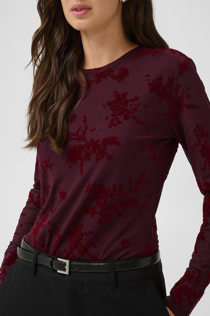 Culture Aliba Blouse Red Flock