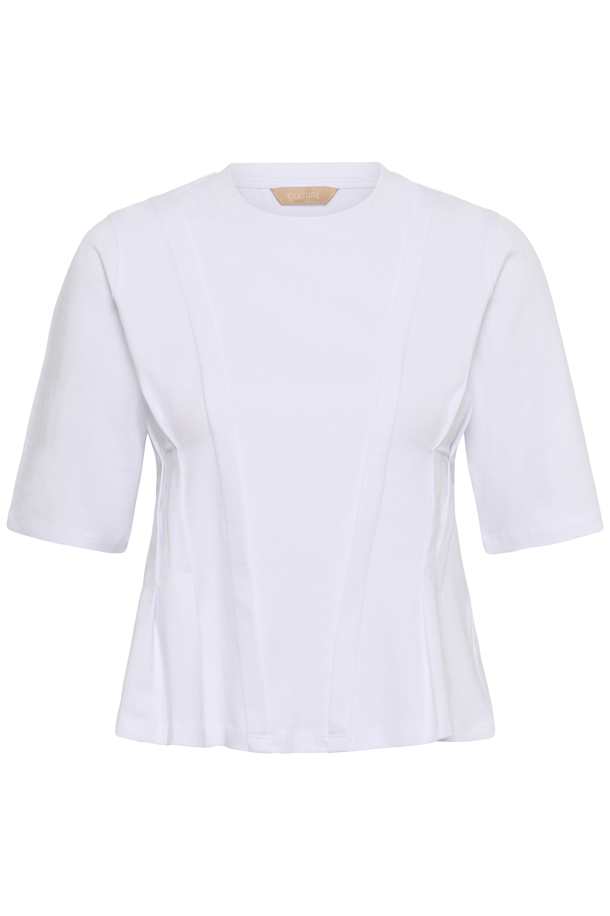 Culture Deejay Gith T-Shirt Top Bright White