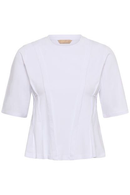 Culture Deejay Gith T-Shirt Top Bright White