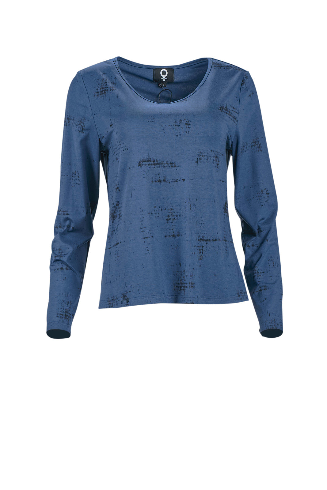 My Soul Print Top Blue