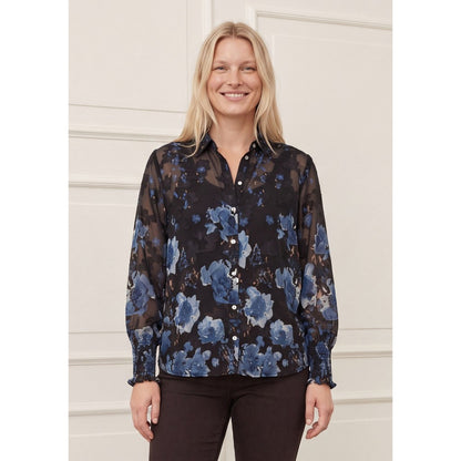 I Say Vibse Shirt Flower Border