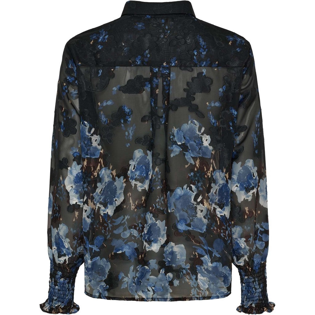 I Say Vibse Shirt Flower Border
