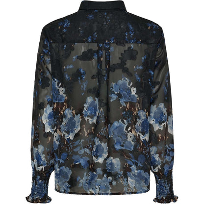 I Say Vibse Shirt Flower Border