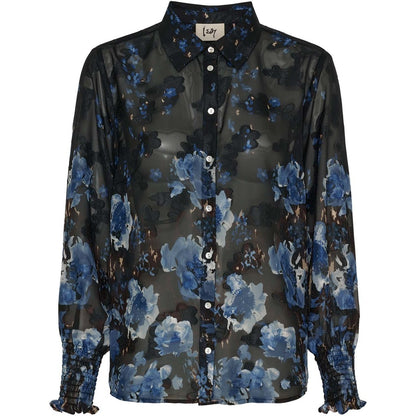 I Say Vibse Shirt Flower Border
