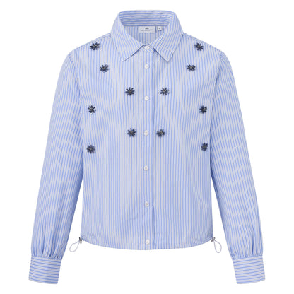 HV Polo Belle Blouse Light Blue