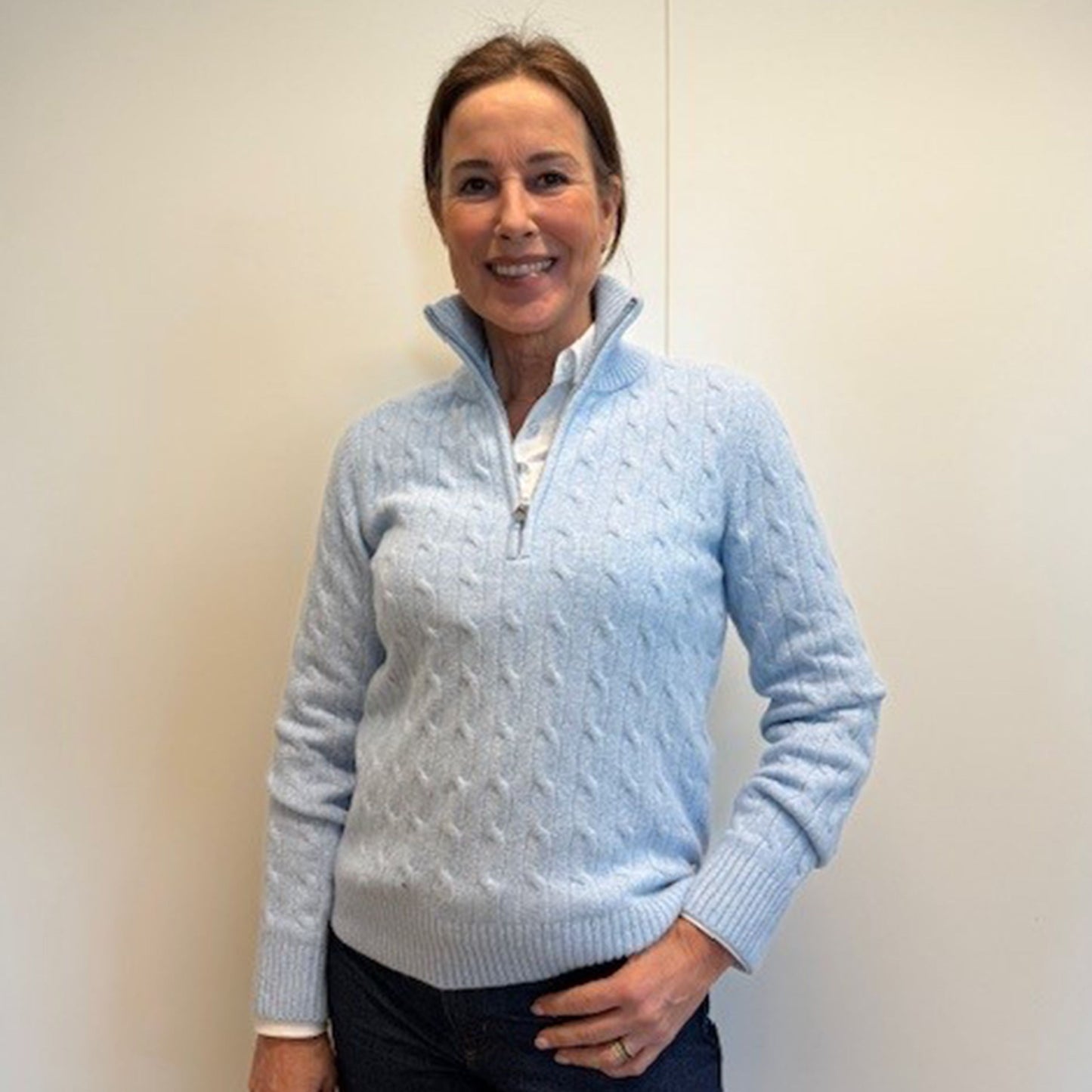 HV Polo Zamara Pullover Light Blue