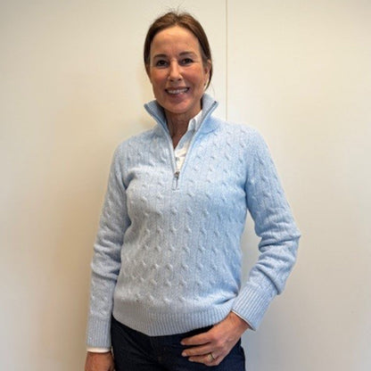 HV Polo Zamara Pullover Light Blue