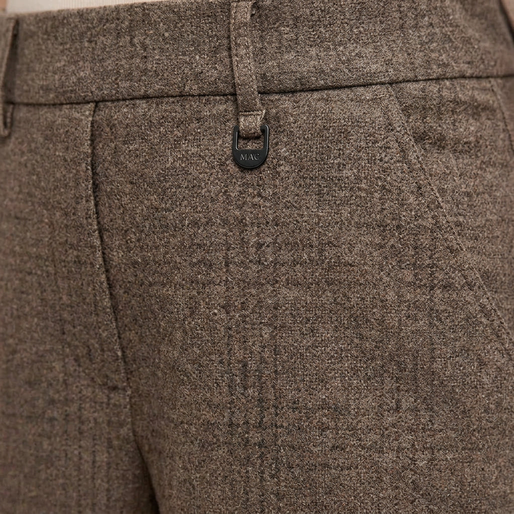 MAC Tilda Pull-on Trousers Terra Check