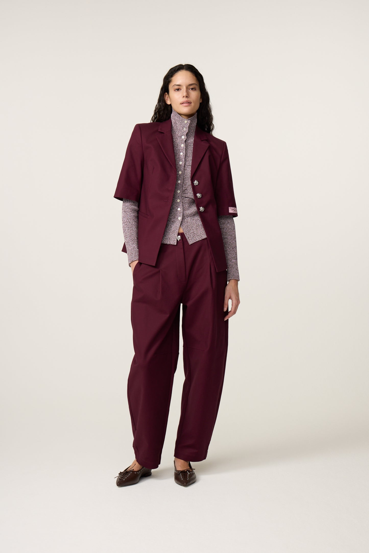 Fabienne Chapot Pierrot Trousers Brigitte Bordeaux