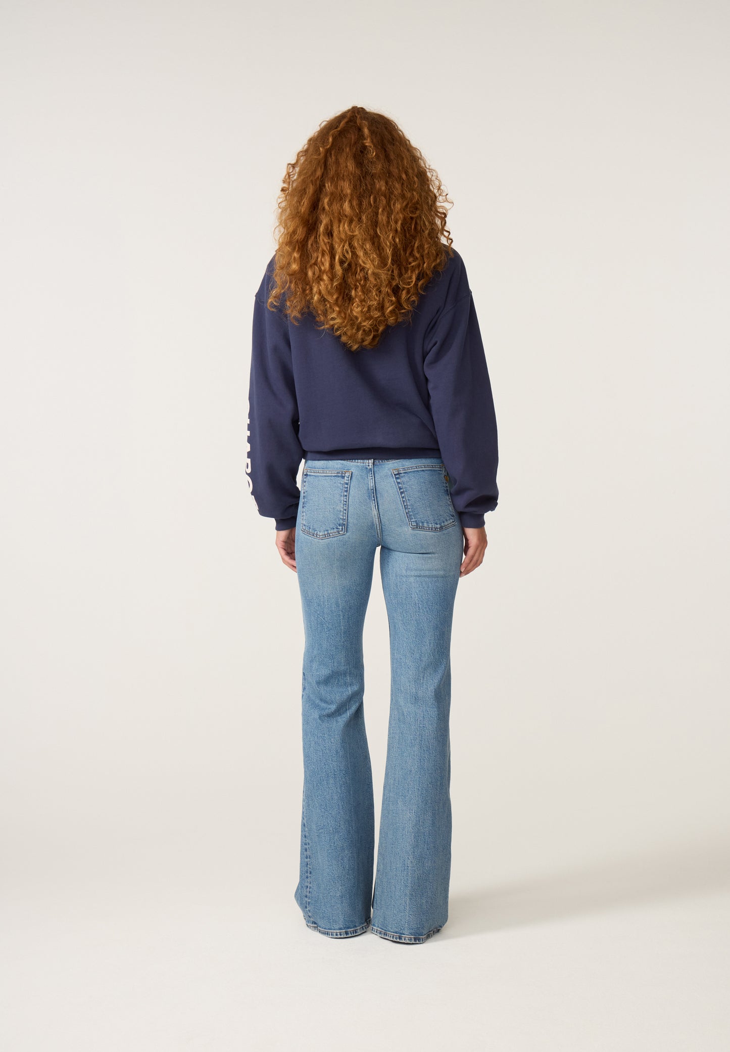 Fabienne Chapot Luna Flower Sweater Top Maritime Blue