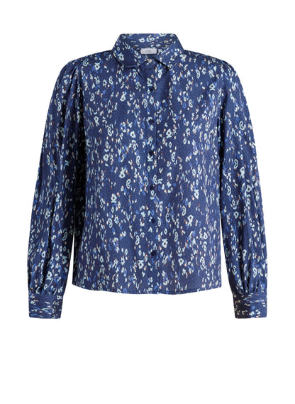 Yest Ussia Multi Colour Casual Top in Warm Grey