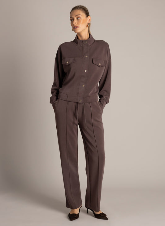 Yest Oirla Women's Brown Essential Trousers