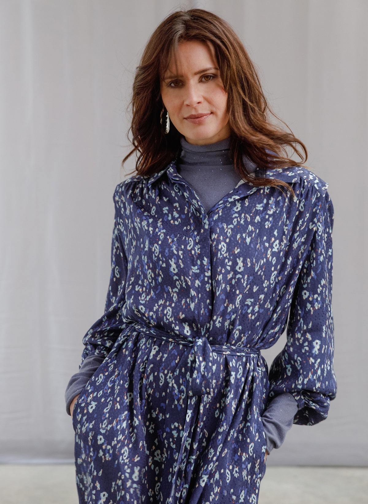 Yest Charlene Essential Dress Dark Blue