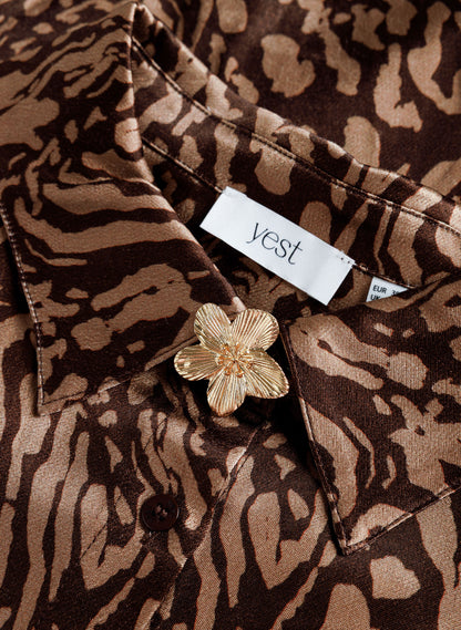 Yest Urelle Top Brown / Dark Sand