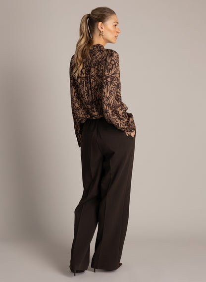 Yest Urelle Top Brown / Dark Sand