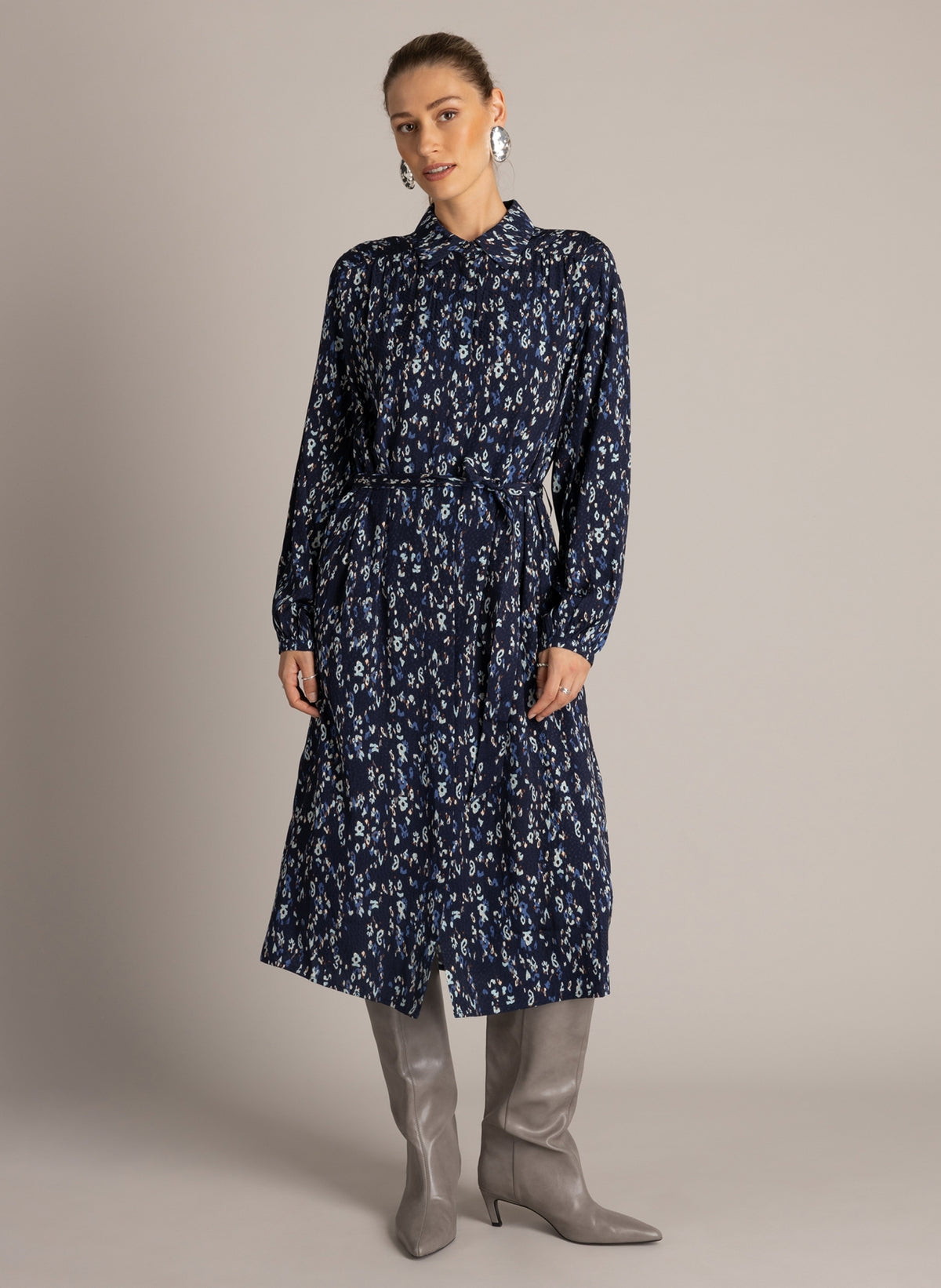 Yest Charlene Essential Dress Dark Blue